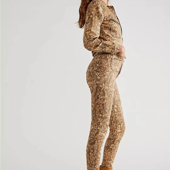 Free People Lennox Printed Jumpsuit - Picture 4 of 9